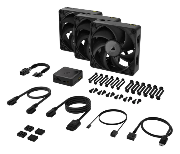 CORSAIR iCUE LINK RX120 MAX PWM Triple Pack 3x120mm - 1286883 - zdjęcie 6